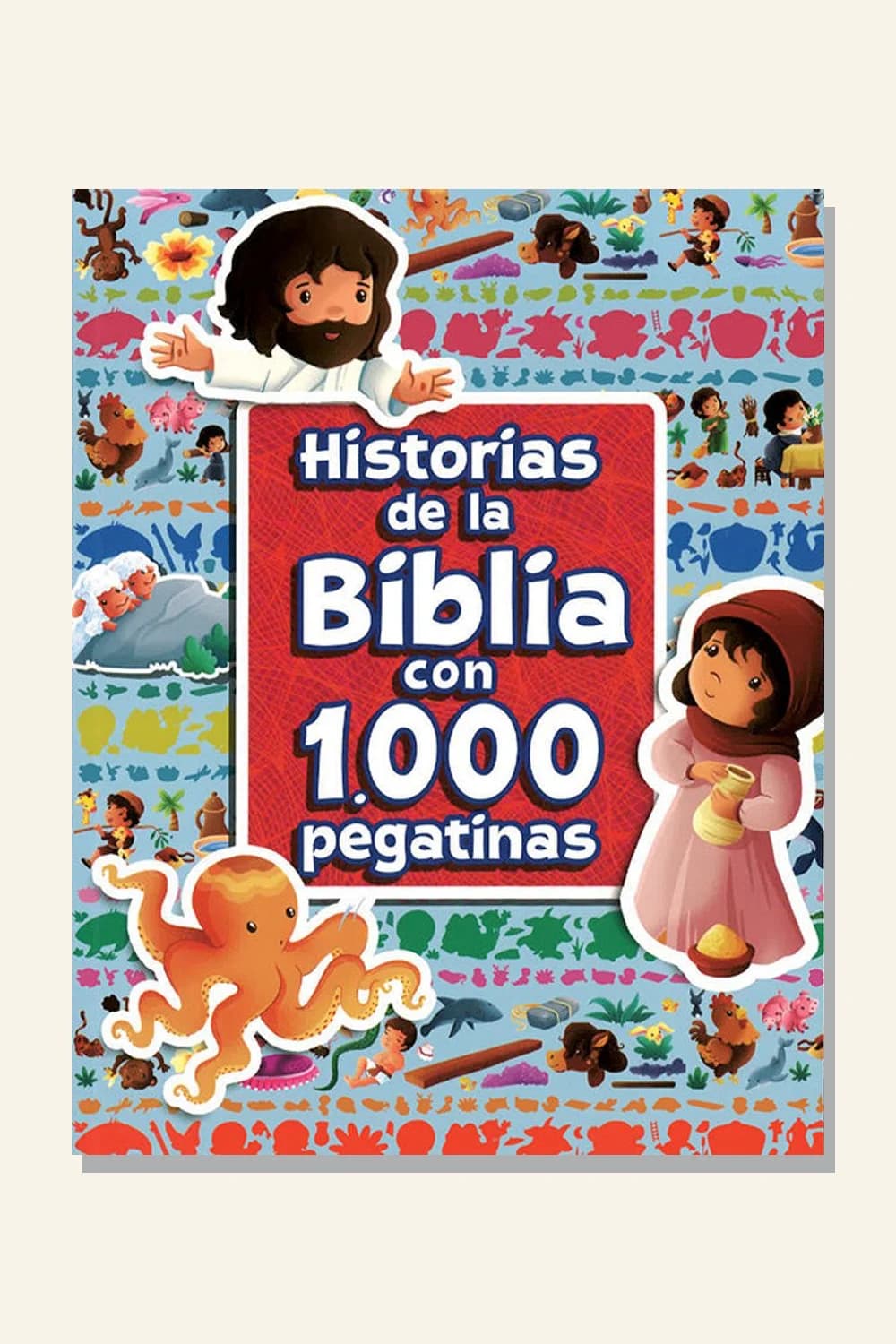 Historias de la Biblia con mil pegatinas