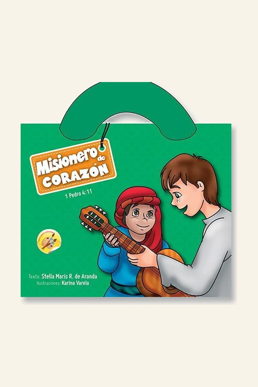Misionero de corazón, cartilla para colorear